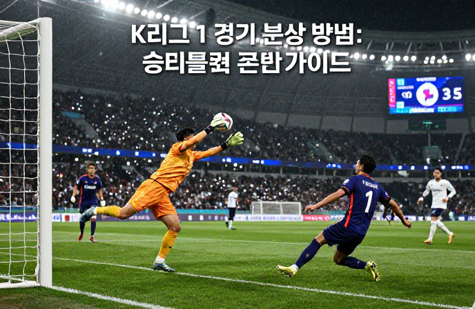K리그 1 경기 분석 방법: 승리를 위한 완벽 가이드